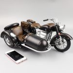 Mô hình sidecar 3 bánh retro