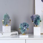 Đồ để bàn bộ ba đá trang trí cao cấp CD81