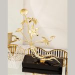 Đồ để bàn mô hình cây nhân sâm hợp kim cao cấp CD778