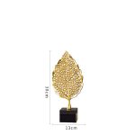 Decor phòng khách chiếc lá vàng sang trọng CD373