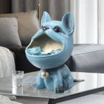 Tượng decor Chó há miệng đựng kẹo