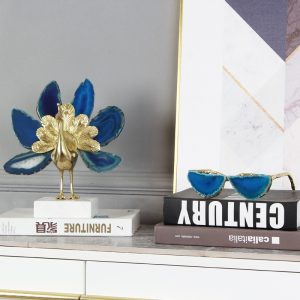Đồ để bàn tượng chim công CD76