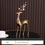 Tượng con hươu chất liệu đồng CD839