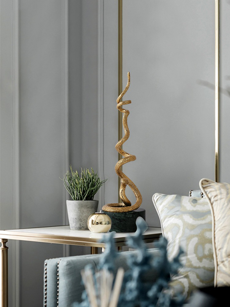 Decor phòng khách tượng con rắn CD220