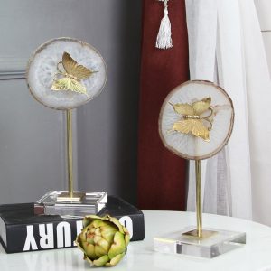 Đồ để bàn cặp đá động vật trang trí lối vào đẹp CD71
