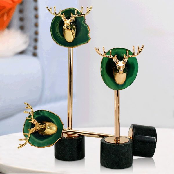 Decor phòng khách đầu hươu cao cấp CD288