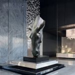 Tượng decor đầu ngựa nghệ thuật decor sảnh khách sạn