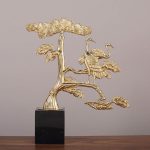 Đồ để bàn decor tùng hạc trang trí quầy kệ, tủ rượu CD828