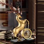 Đồng hồ để bàn hươu Sika
