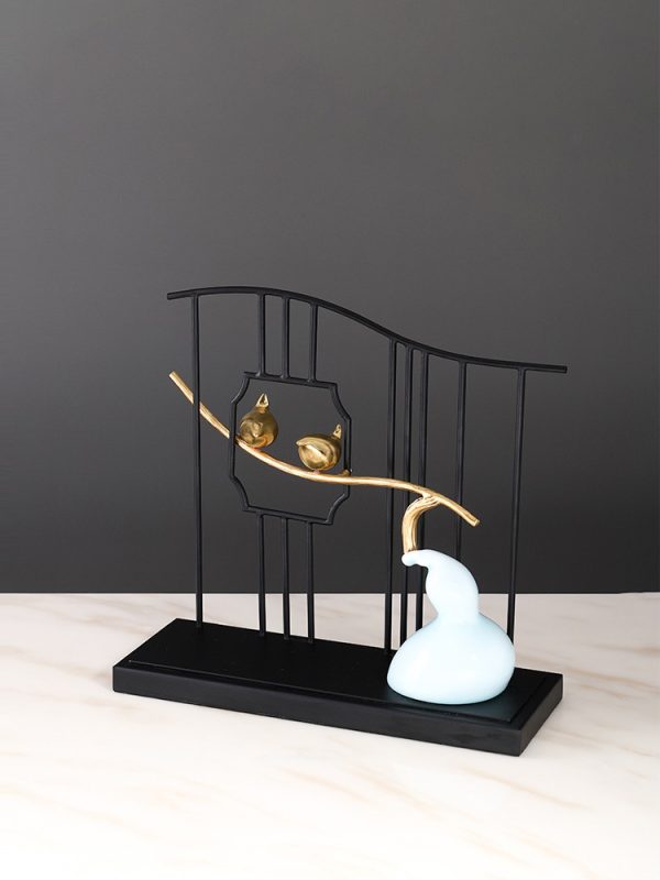 Decor phòng khách mô hình hồ lô không han gỉ CD231