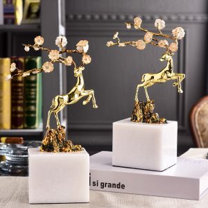 Đồ để bàn hươu Sika trang trí phòng khách CD119