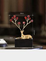 Đồ để bàn hươu sừng tấm cao cấp CD815
