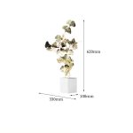 Decor phòng khách lá bạch quả bắt mắt CD265