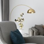 Decor phòng khách lá bạch quả bắt mắt CD265