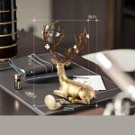 Mô hình con hươu bằng đồng đáng yêu CD679