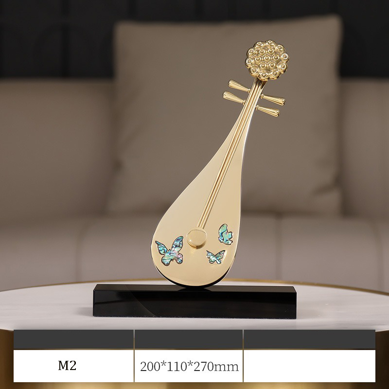 Đồ để bàn mô hình đàn tỳ bà cao cấp CD838