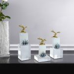 Đồ để bàn mô hình động vật kết hợp pha lê CD511
