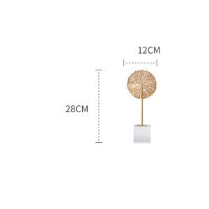 Đồ để bàn bộ lá sen trang trí đẹp CD77