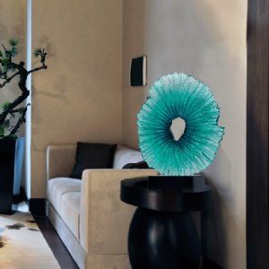 Tượng decor mô hình nghệ thuật hình hoa mặt trời