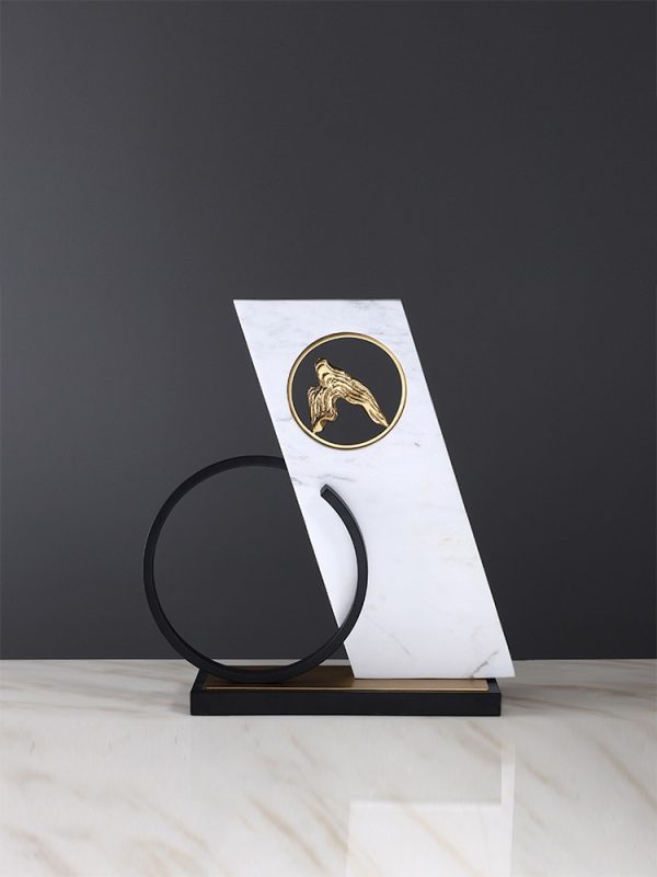 Đồ decor phòng khách mô hình chữ nhật CD209