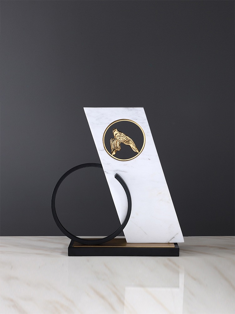 Đồ decor phòng khách mô hình chữ nhật CD209