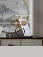 Đồ decor phòng khách mô hình chữ nhật CD209