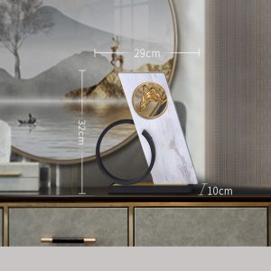 Đồ decor phòng khách mô hình chữ nhật CD209