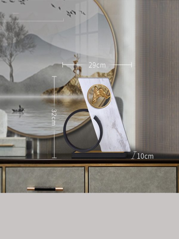 Đồ decor phòng khách mô hình chữ nhật CD209