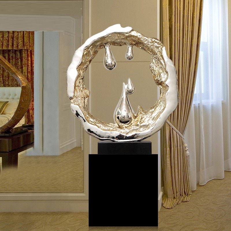 Tượng decor mô hình trang trí điêu khắc trừu tượng