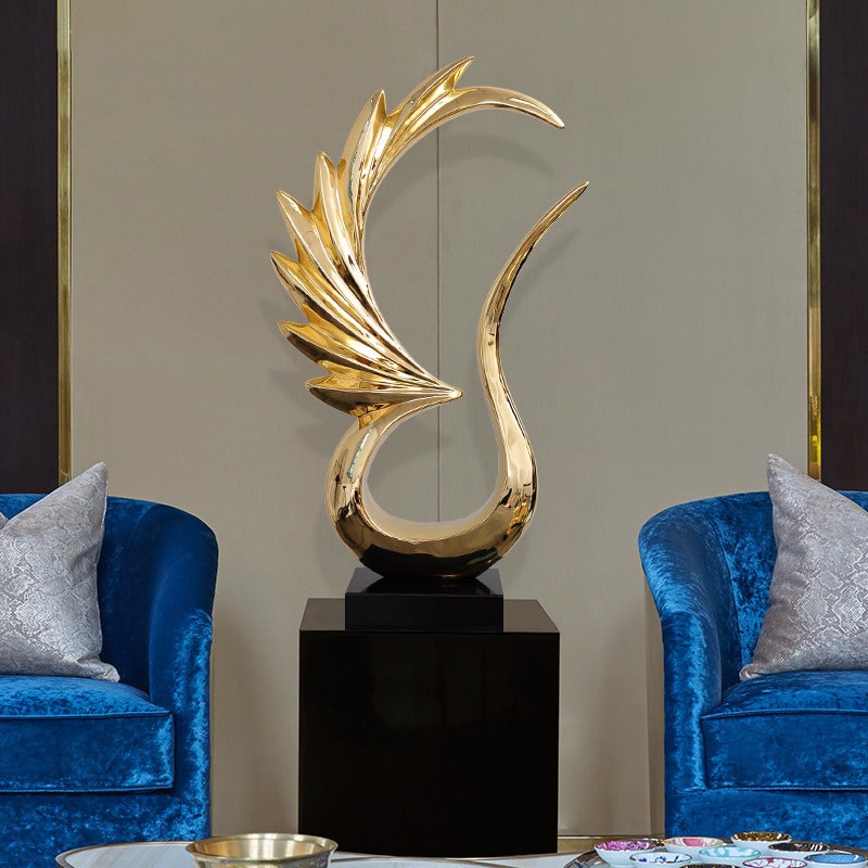 Tượng decor mô hình trừu tượng trang trí khách sạn nhà hàng