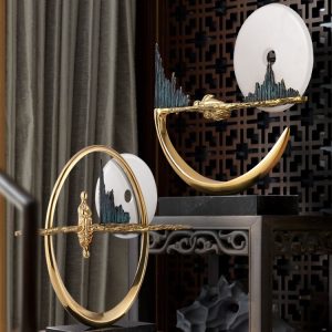 Đồ để bàn mô hình mặt trăng ngọc CD203