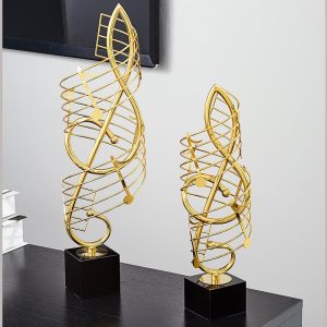 Decor phòng khách mô hình khóa son bền bỉ CD449
