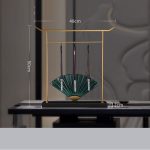 Đồ decor phòng khách quạt ngọc CD201