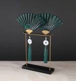 Đồ decor phòng khách quạt ngọc CD201