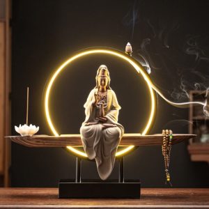 Mẫu Thác khói trầm hương quan âm