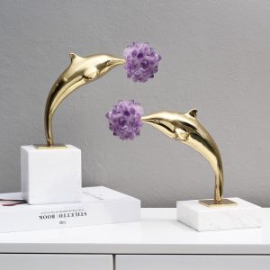 Đồ để bàn cá heo trang trí được ưa chuộng CD79