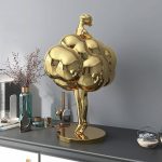 Tượng decor cô gái để kệ trang trí