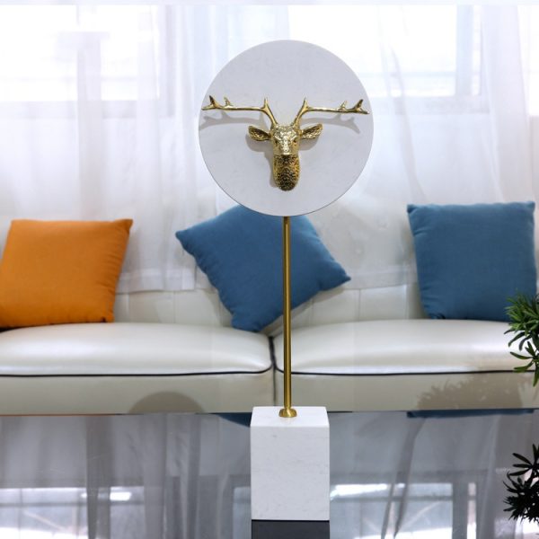 Decor tượng đầu hươu trang trí