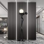 Tượng decor nghệ thuật ôm đèn