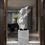 Tượng decor nữ thần ngoảnh mặt