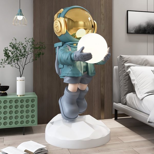 Tượng phi hành gia kết hợp đèn Led 80cm