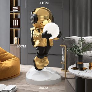 Tượng phi hành gia kết hợp đèn Led 80cm