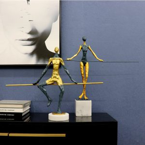 Tượng decor vận động viên thể dục