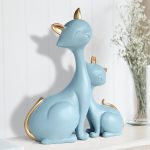 Decor để bàn cặp mèo phong cách Bắc Âu CD1372
