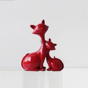 Decor để bàn cặp mèo phong cách Bắc Âu CD1372