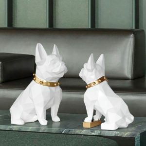 Decor để bàn chú chó nhựa CD1371