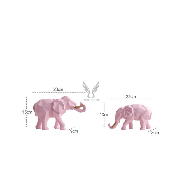 Đồ để bàn đôi voi CD1358