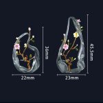 Đồ để bàn hoa đào trên núi đá CD1257