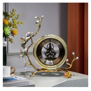 Đồng hồ để bàn hoa hồng CD1269
