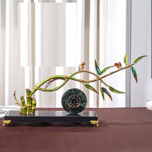 Đồng hồ để bàn kết hợp cây tre CD1263